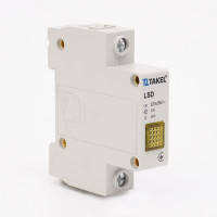 Лампа сигнальна ЛСН на DIN-рейку, жовтий TAKEL