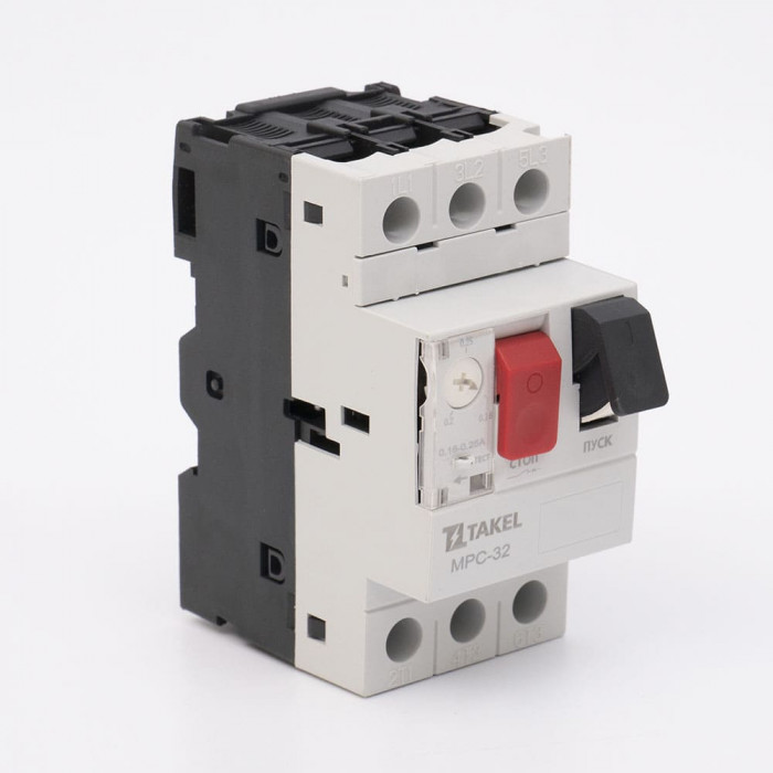 Выключатель автоматической защиты двигателя MPC-32 0.16-0.25А Takel (507701)