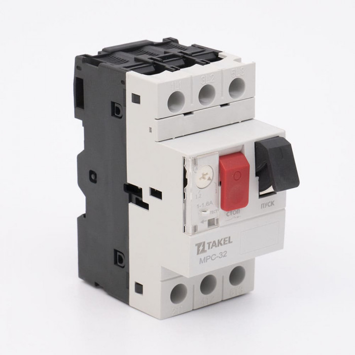 Выключатель автоматической защиты двигателя MPC-32 1-1.6А Takel (507705)