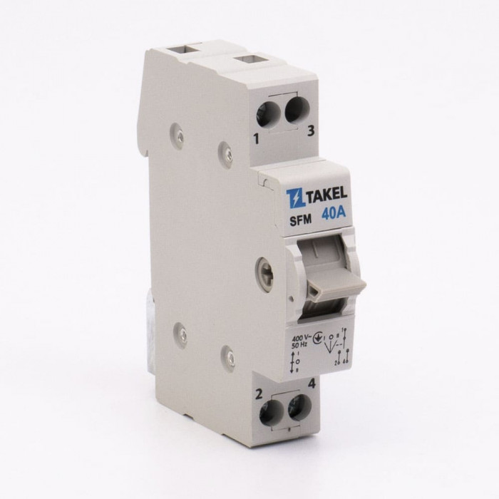 Переключатель нагрузки трехпозиционный SFM 1P 40A Takel (507803)