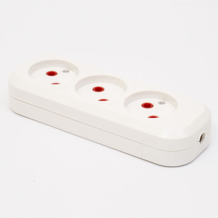 Колодка удлинителя 3 гнезда без ж/к LEE Takel (703835)