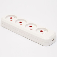 Колодка удлинителя 4 гнезда без с/к LEE