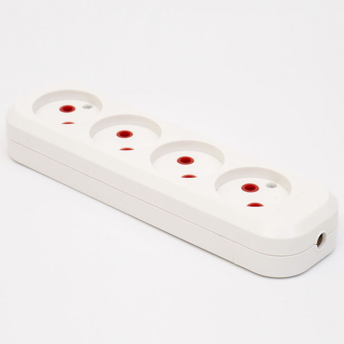 Колодка удлинителя 4 гнезда без ж/к LEE Takel (703840)