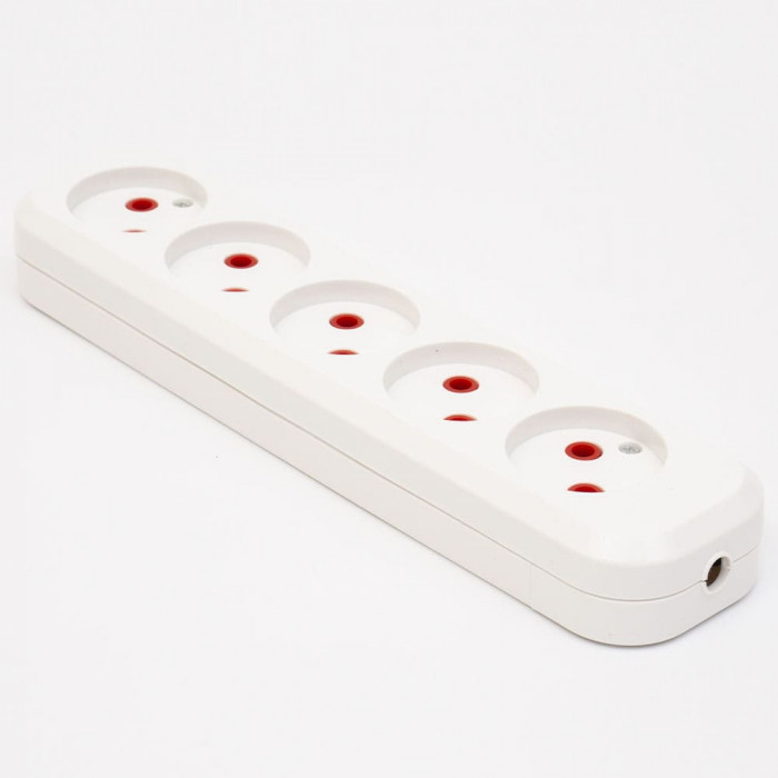 Колодка удлинителя 5 гнезд без ж/к LEE Takel (703845)