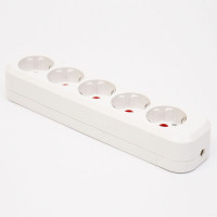 Колодка удлинителя 5 гнезд с ж/к LEE