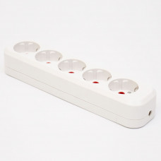 Колодка удлинителя 5 гнезд с ж/к LEE