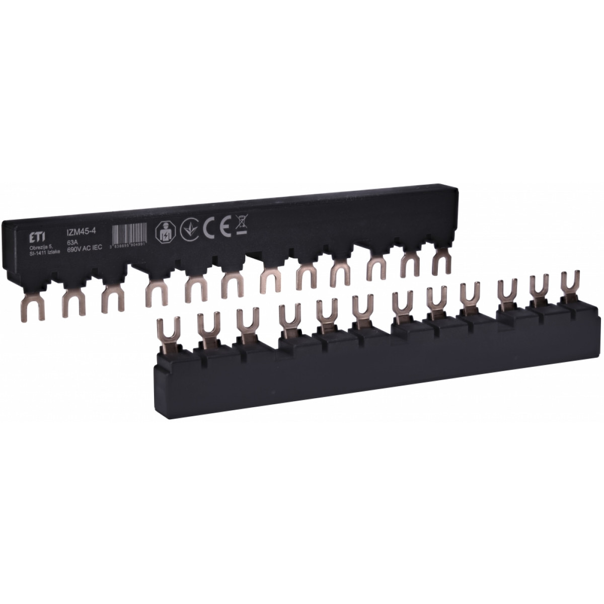 Соединительная шина изолированная IZM45-4 (4хМРЭ (до 40А) или 4хMS) ETI (2921300)