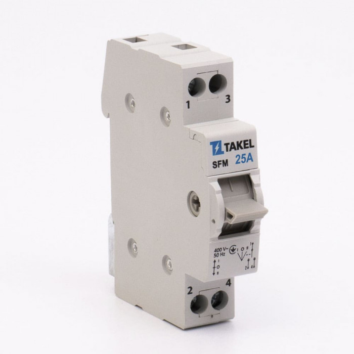 Переключатель нагрузки трехпозиционный SFM 1P 25A Takel (507801)