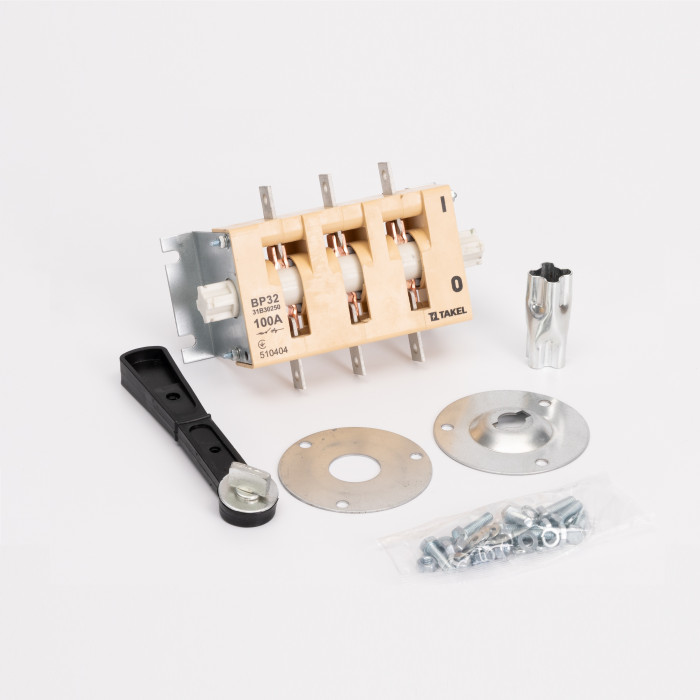 Вимикач-роз'єднувач ВР32-31В30250 100А з'ємна рук. без ДГК Takel (510404)