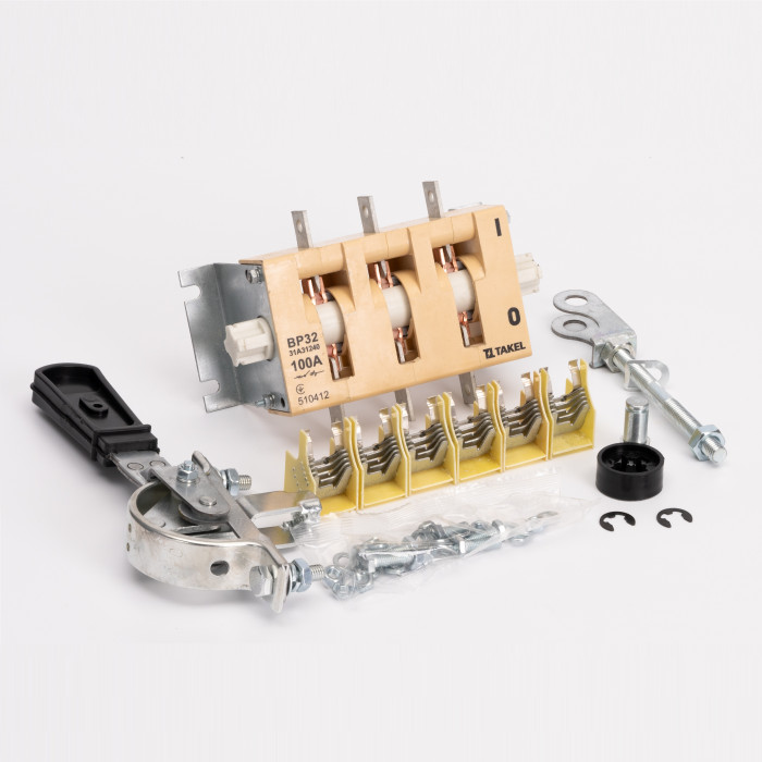 Выключатель-разъединитель ВР32-31A31240 100А рукоятка спереди Takel (510412)