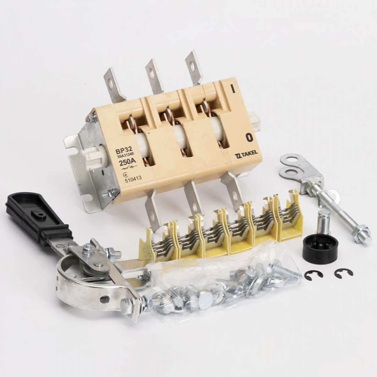 Выключатель-разъединитель ВР32-35A31240 250А рукоятка спереди Takel (510413)