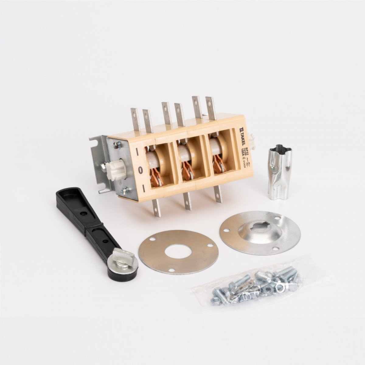 выключатель-разъединитель ВР32-31B70250 100А на 2 напр. съемная рук. без ДГК Takel (510424)