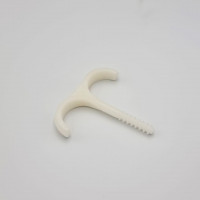 Дюбель-крюк двойной нейлоновый CTF-2 6-12 мм белый (50шт) TAKEL