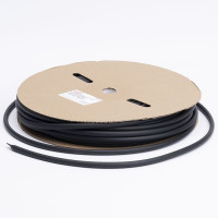 Термоусадочная трубка с клеевым слоем ТУТ 3:1 9,5/3,2 бухта, черный LEE