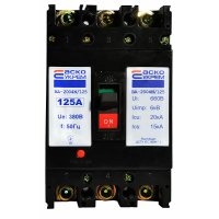 Автоматичний вимикач УкрЕМ ВА-2004N / 125 3р 125А АСКО