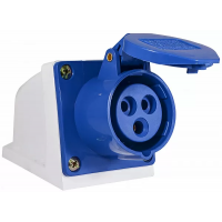 Розетка (гніздо) стаціонарна ГС 16А/3 2Р + РЕ (113)