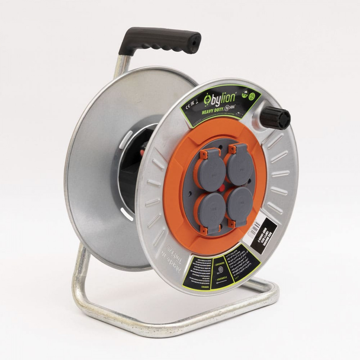 Котушка для кабелю металева з т/з MMP-10000-F Bylion (403403)