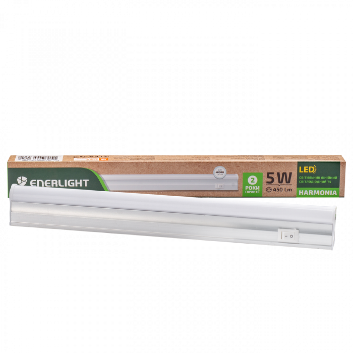 Світильник лінійний світлодіодний Т5 5Вт 4000К