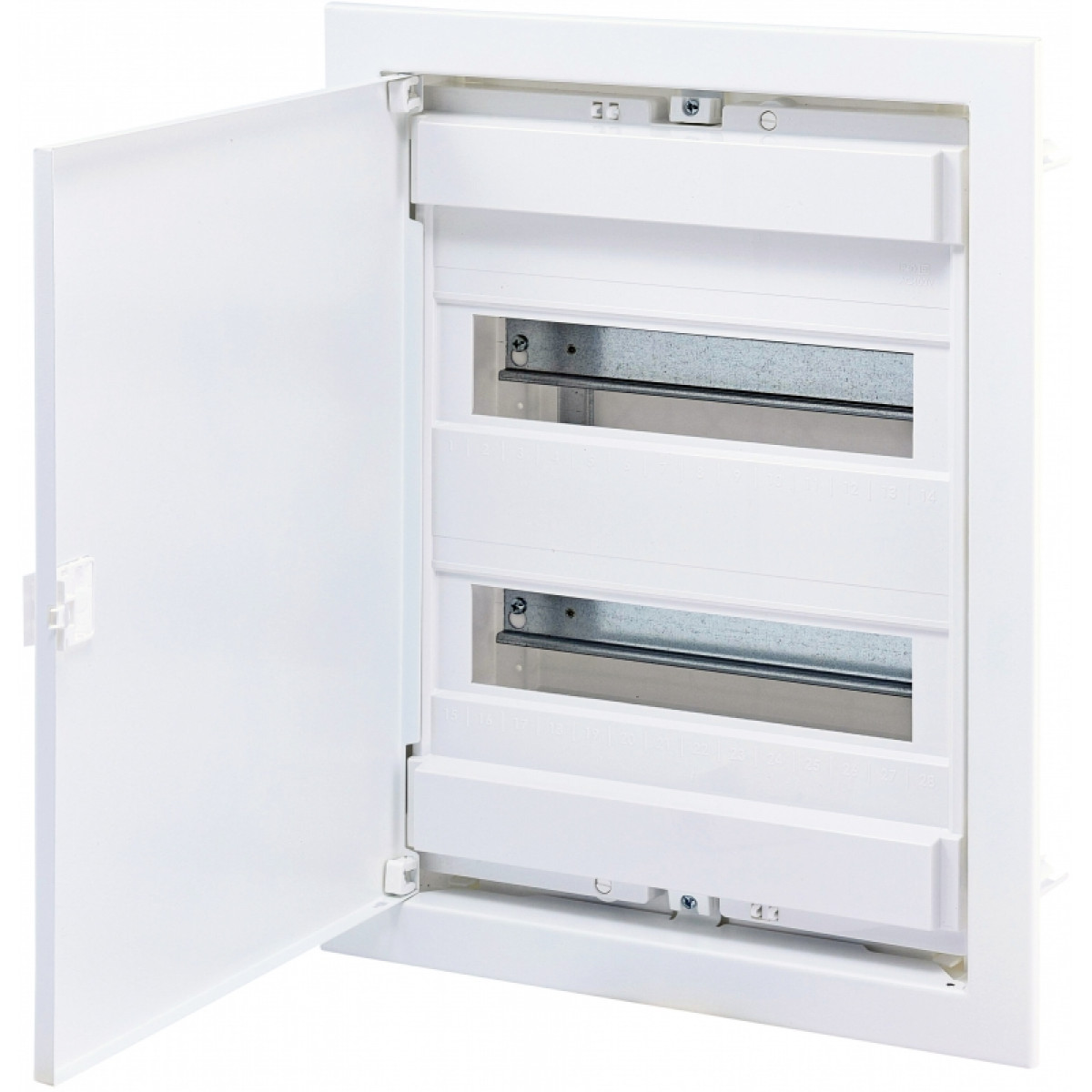 Щит металопластиковий ECG28 (24 + 4 модулів, металеві білі дверцята) ETI (1101026)