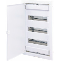 Щит металлопластиковый ECG42 (36+6мод., металл.белая дверца)