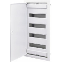 Щит металопластиковий ECG56 (48+8мод., метал.білі дверцята)