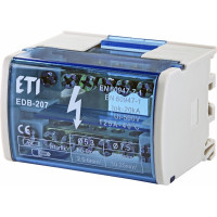 Блок розподільчий  EDB-207  2p, L+PE/N, 125A (7 виходів)
