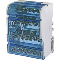 Блок распределительный EDB-407 4p, 3L+PE/N, 125A (7 выходов)