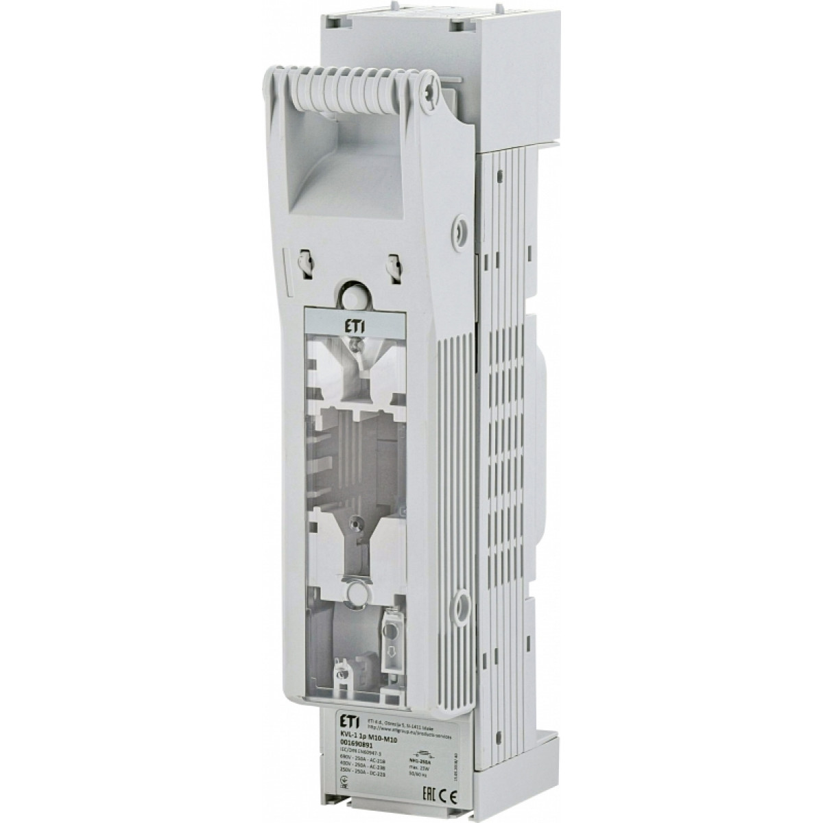 Роз'єднувач KVL 1 1P 250A (Клеми M10-M10) ETI (1690891)