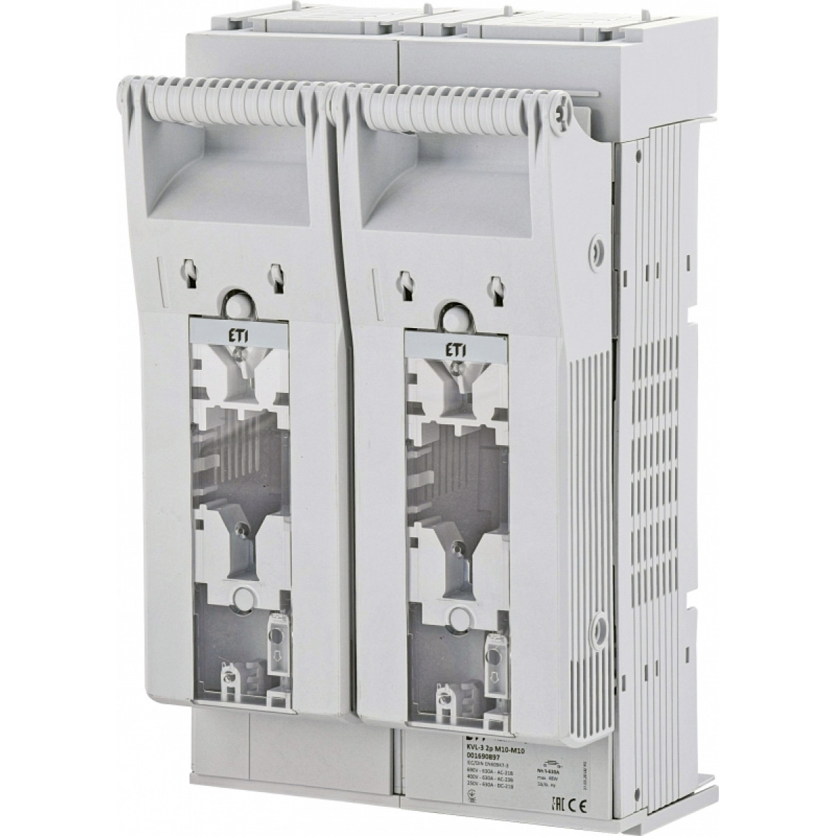 Роз'єднувач KVL 3 2P 630A (Клеми M10-M10) ETI (1690897)