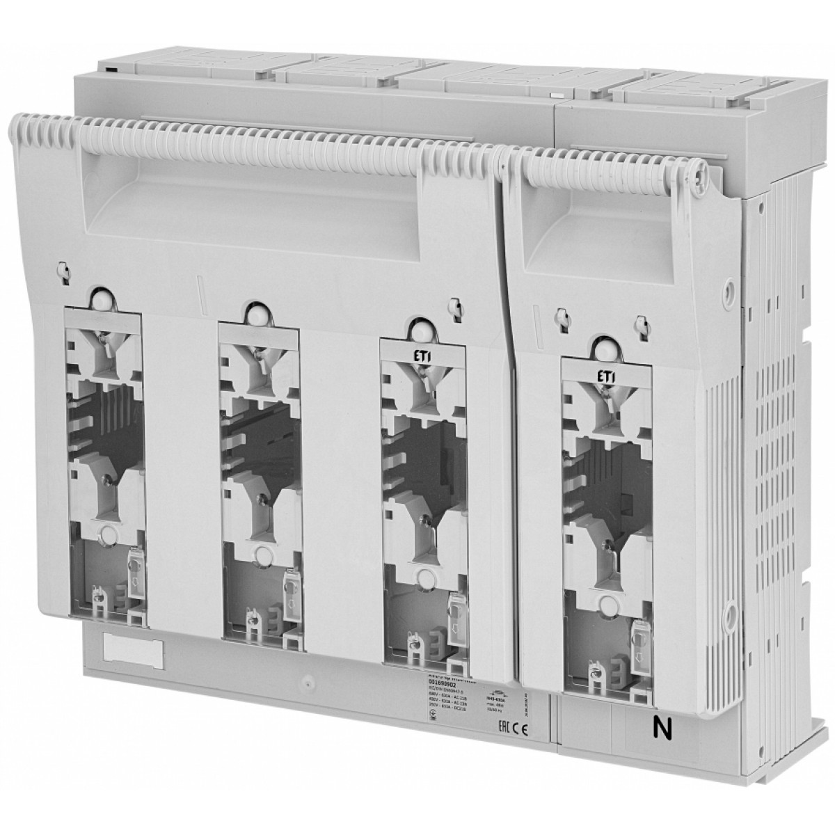 Разъединитель KVL 3 4P 630A (Клеммы M10-M10) ETI (1690902)