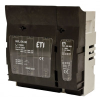 Роз'єднувач HVL EK 00 4P 160A (Клеми M8-M8)