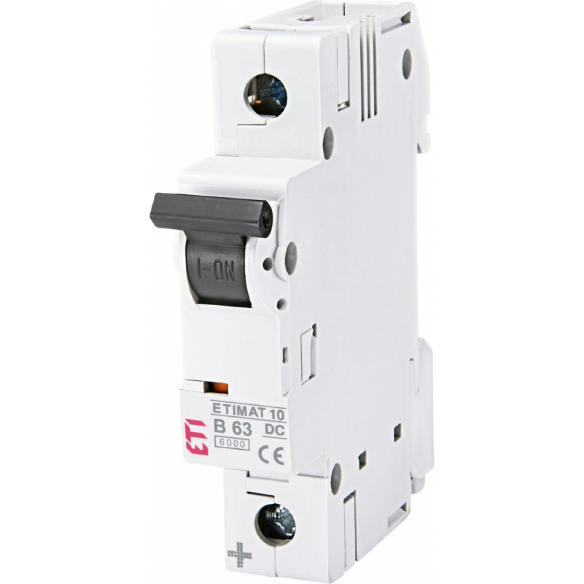 Автоматический выключатель ETIMAT 10 DC 1p В 63A (6 kA) ETI (2127722)