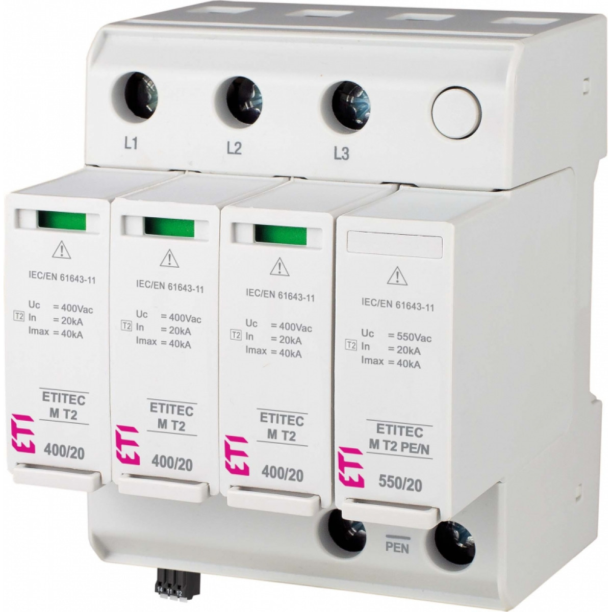 Ограничитель перенапряжения ETITEC M T2 950/20 4Y ETI (2440820)