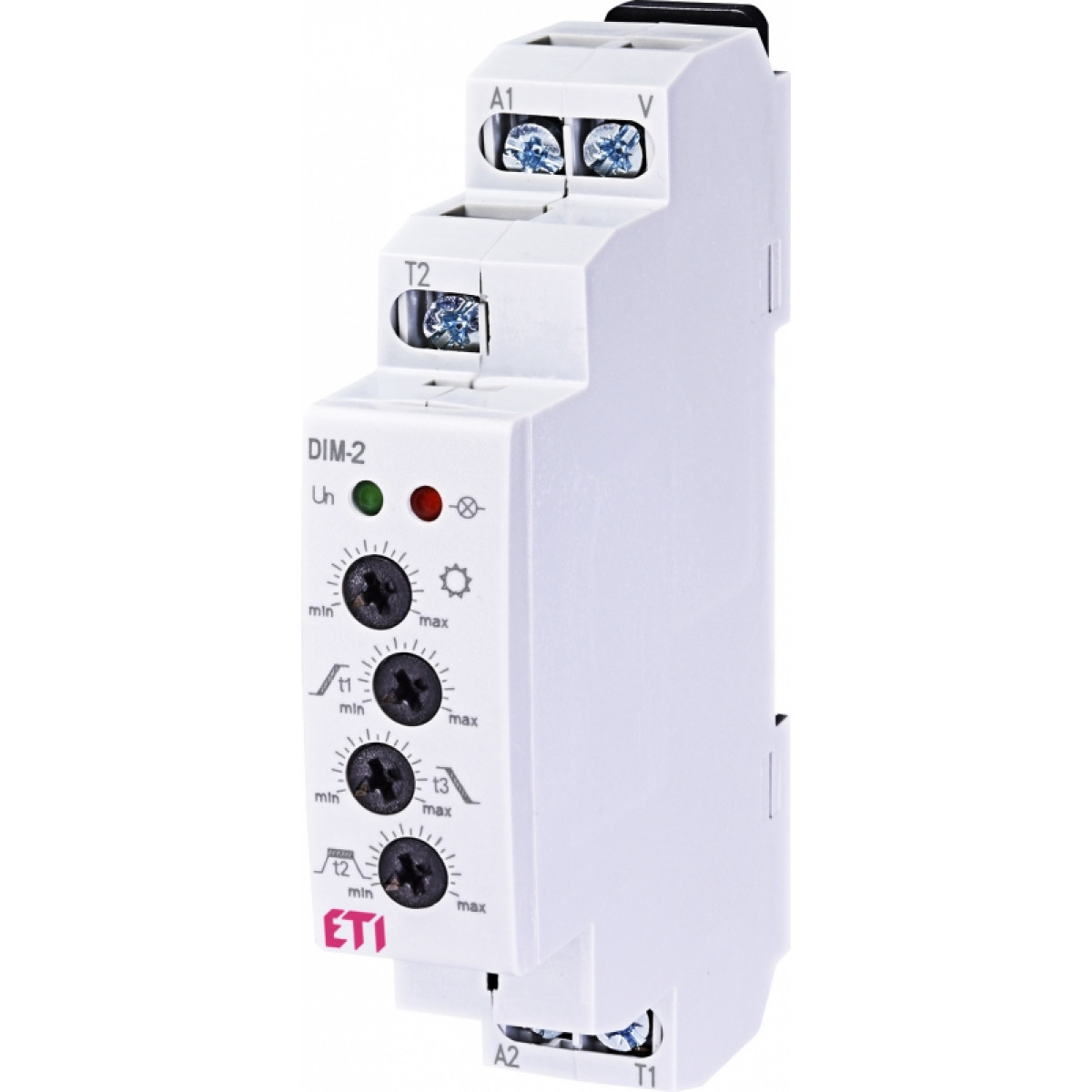 Реле управления лестницей. осветл. с функцией димера DIM-2 230V (до 500W AC1) ETI (2470009)