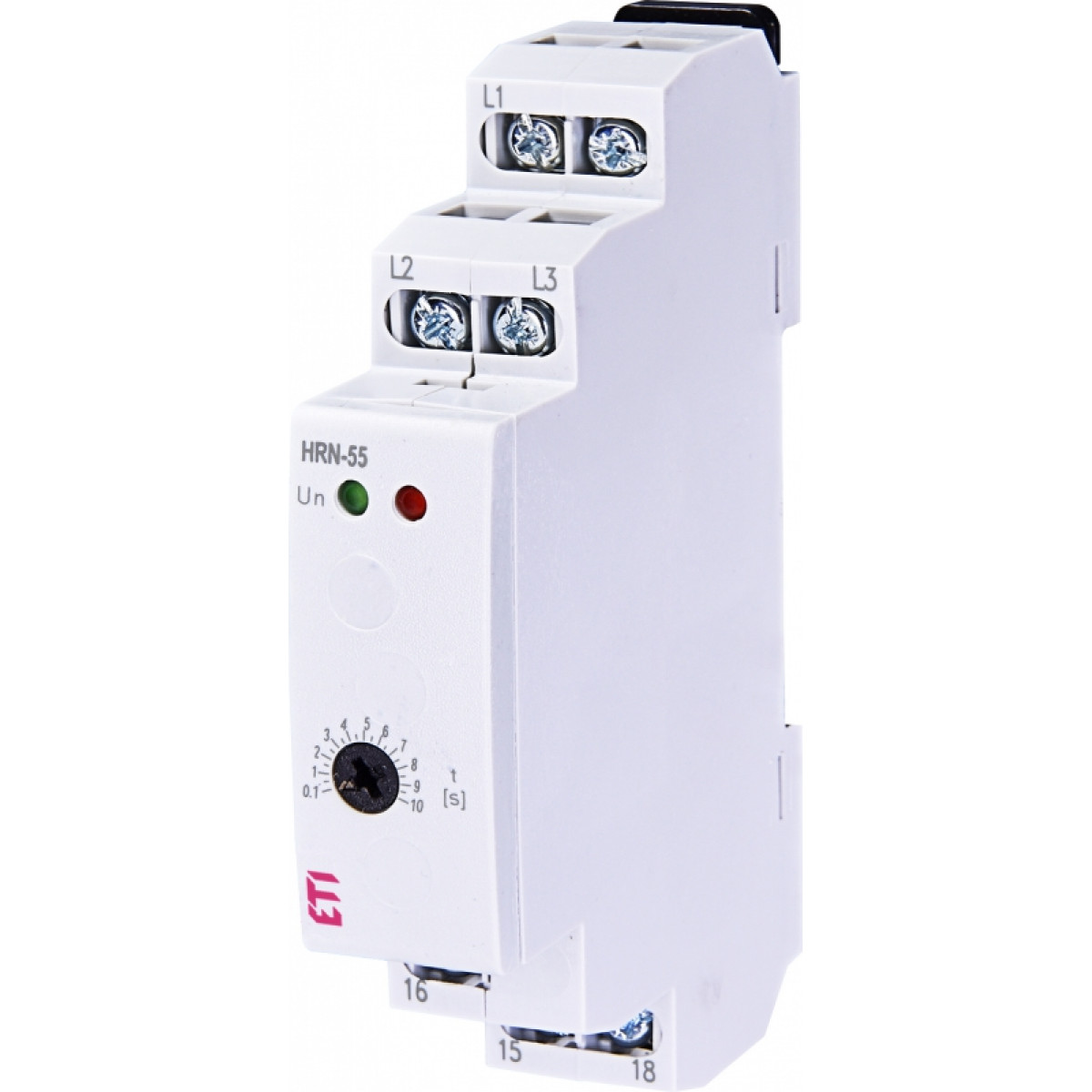 Реле контроля последов. и обрыва фаз HRN-55 3x400AC (3F, 1x8A AC1) без нейтрали ETI (2471431)