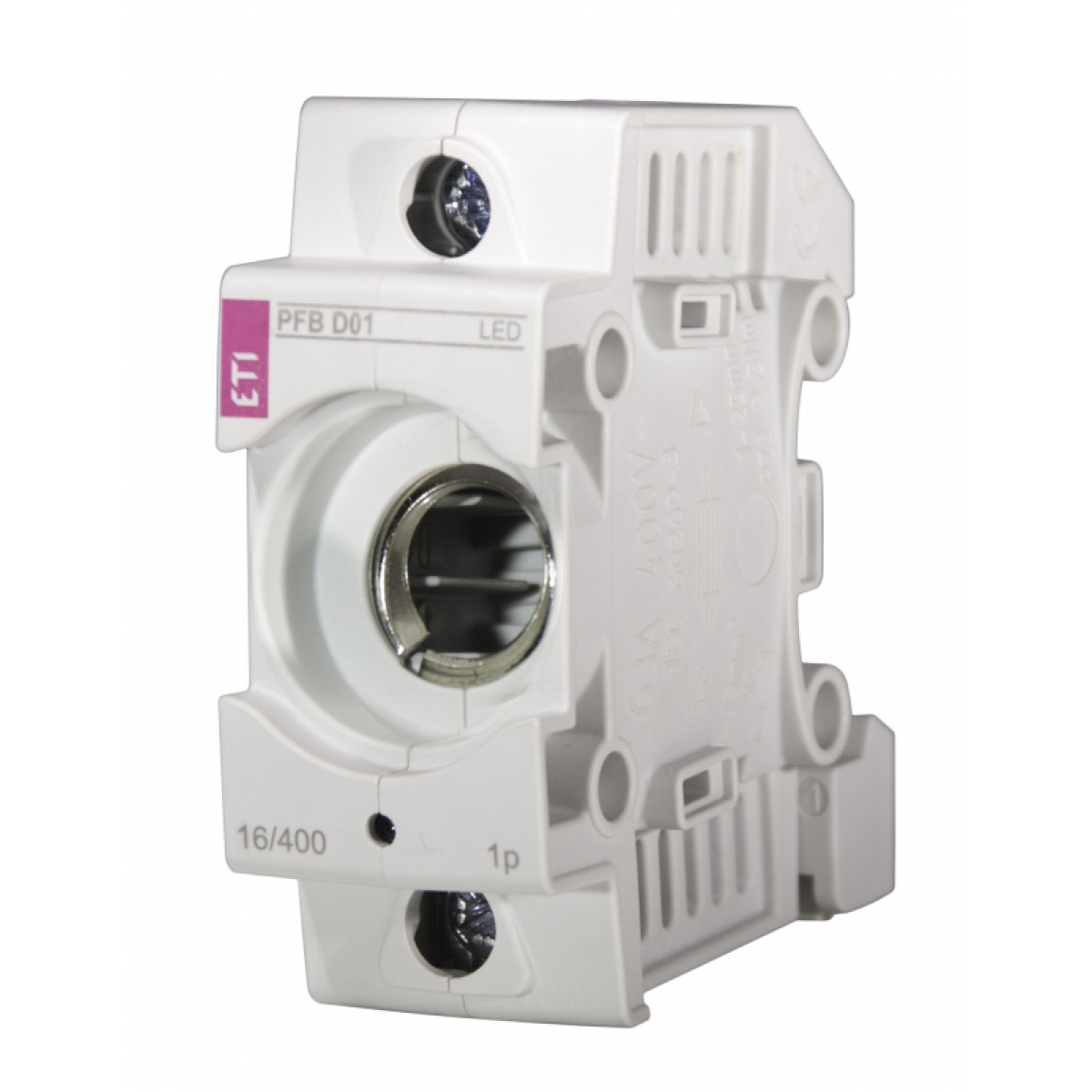 Держатель предохранителя PFB D01 1p LED (16А, E14) ETI (2510012)