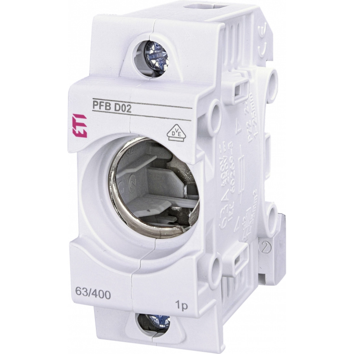 Держатель предохранителя PFB D02 1p (63А, E18) ETI (2510021)