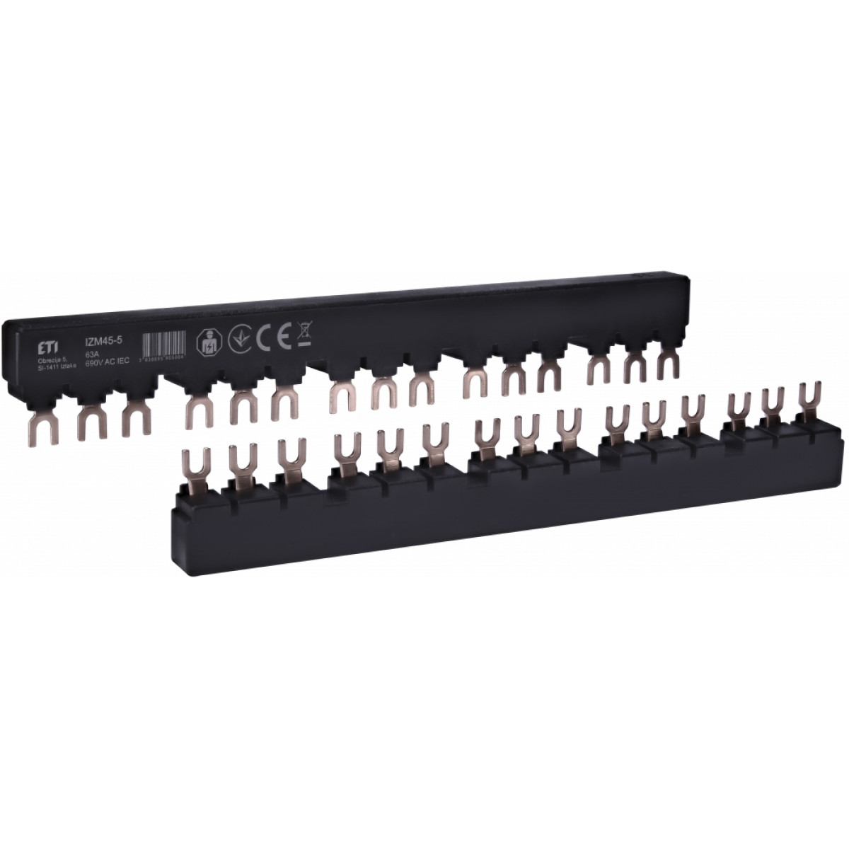 Соединительная шина изолированная IZM45-5 (5хМРЭ (до 40А) или 5хMS) ETI (2921301)