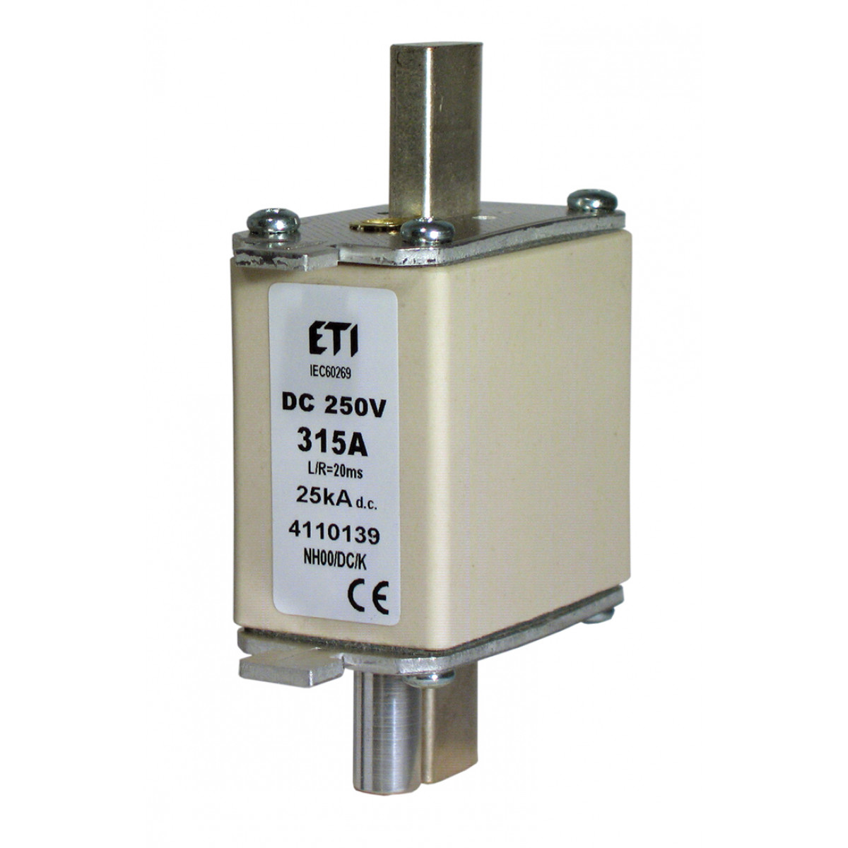 Предохранитель NH-00 DC 250A 250V ETI (4110133)