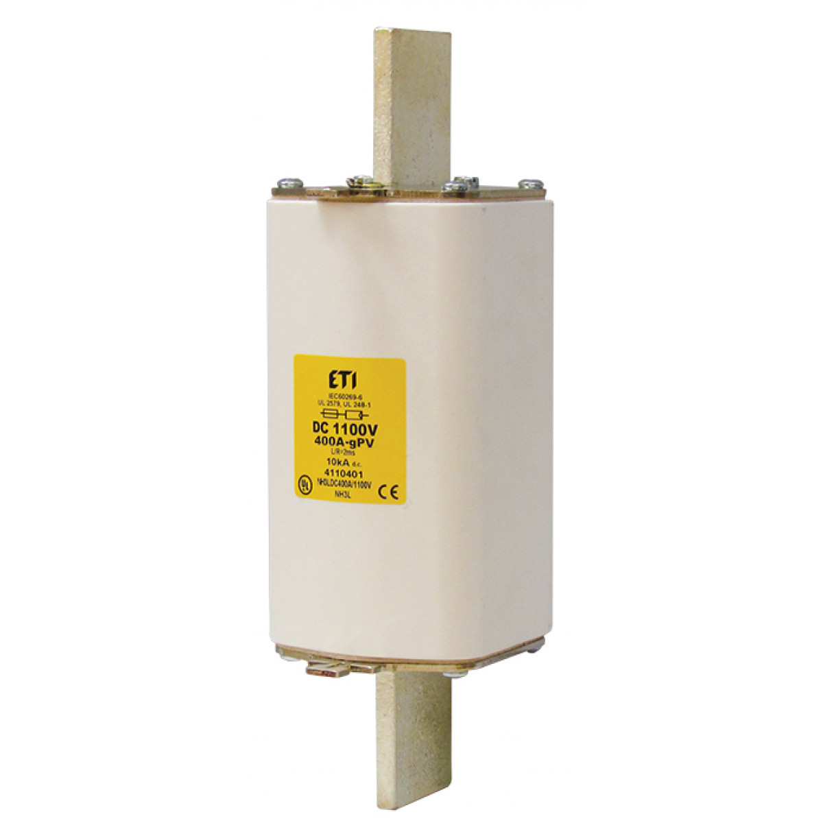 Предохранитель NH-1XL gPV 200A 1100V DC (L/R=2ms) ETI (4110396)