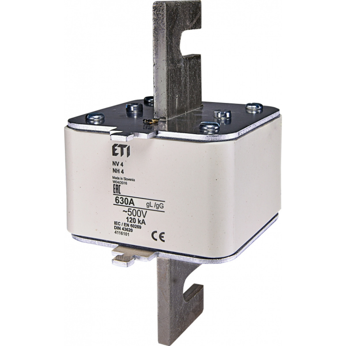 Запобіжник NH-4/gG 630A 500V (для тримачів PK 4) ETI (4116101)