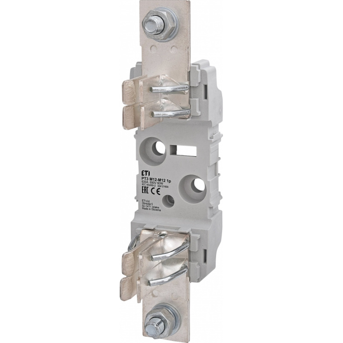 Держатель предохранителя PT 3 1p 630A (M12-M12) ETI (4121600)