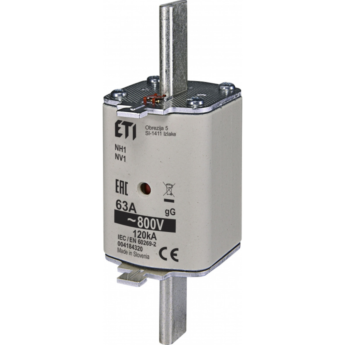 Предохранитель NH-1/gG 40A 800V KOMBI ETI (4184484)