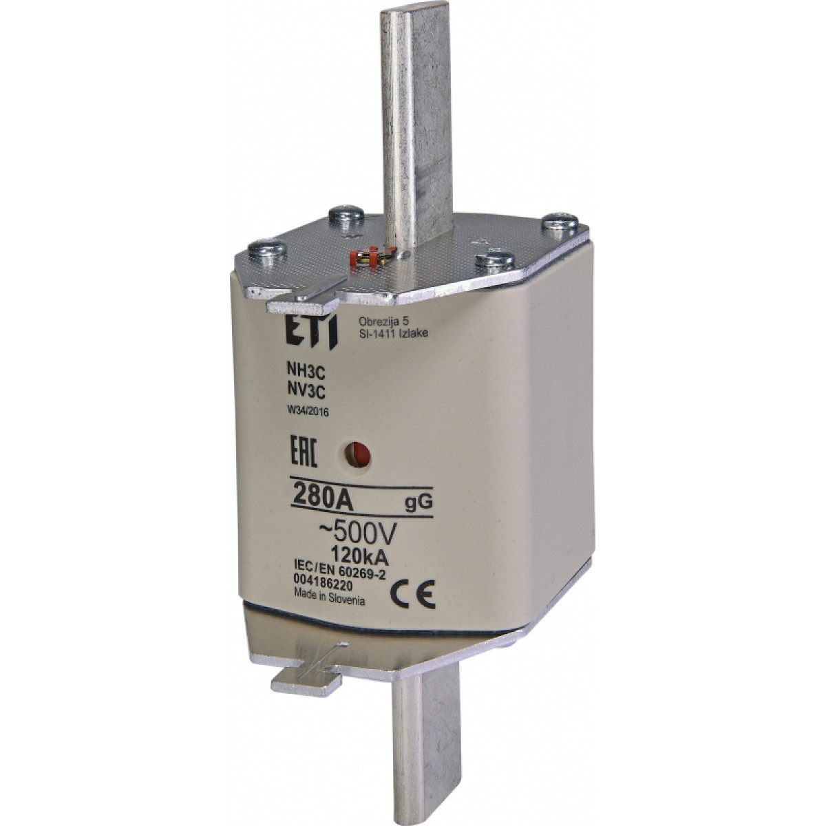 Запобіжник NH-3С/gG 280A 500V KOMBI ETI (4186220)
