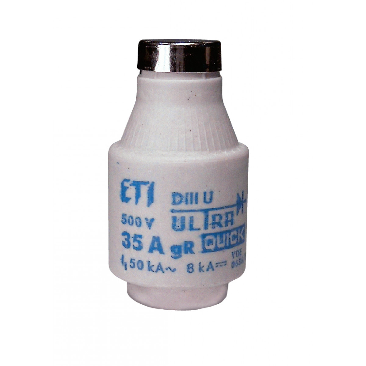 Запобіжник DIIIUQ35A/500V gR (50 kA) ETI (4323001)