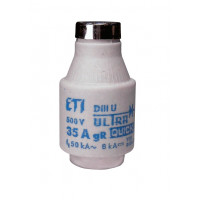 Запобіжник  DIIIUQ35A/500V gR (50 kA)