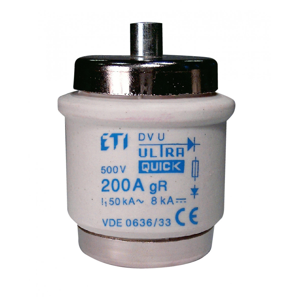 Предохранитель DVUQ160A/500V gR (50 kA) ETI (4325002)