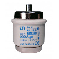 Запобіжник  DVUQ160A/500V gR (50 kA)