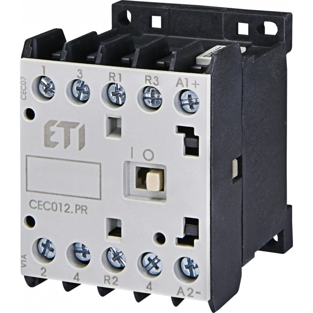 Контактор миниатюрный CEC 12.PR 230V AC (12A; 5, 5kW; AC3) 4р (2н.в. + 2н.с.) ETI (4641206)