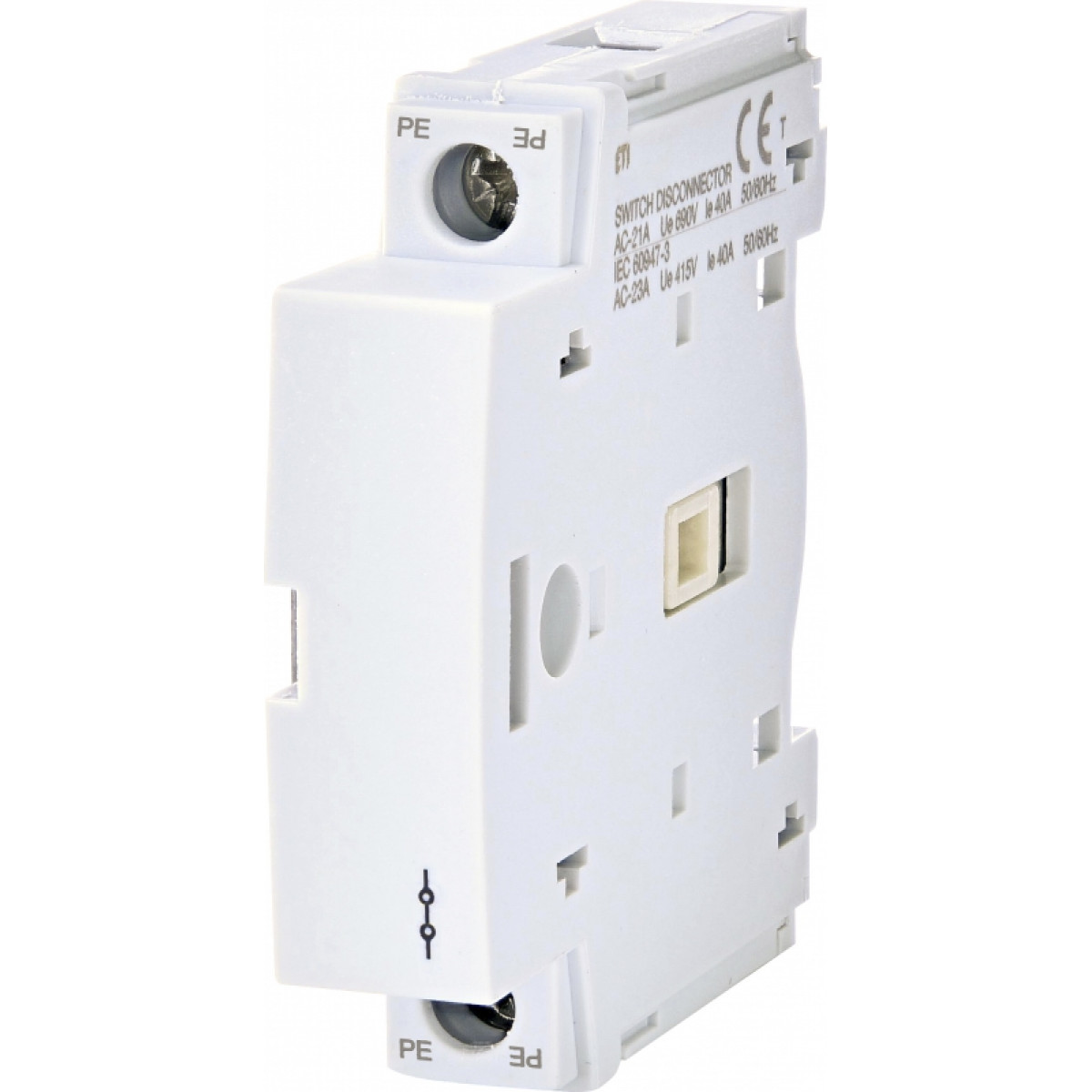 Полюс заземлення CLBS-PE/40 (для CLBS 16-40А, CD 63A) ETI (4661446)